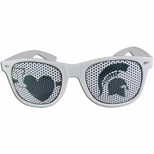 Michigan St. Spartans I Heart Game Day Shades - Siskiyou Buckle