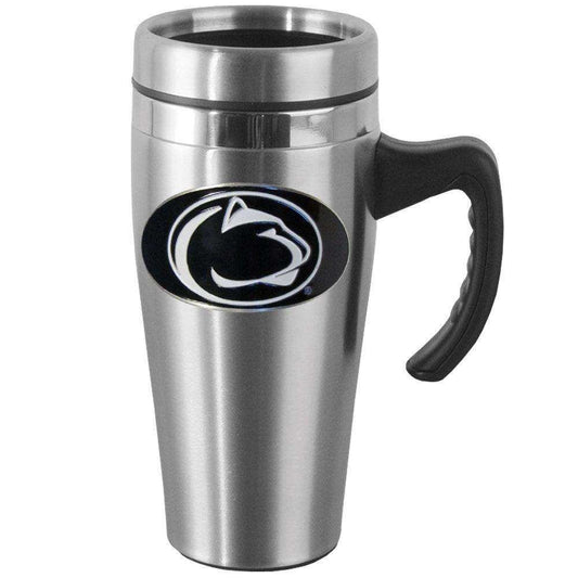 Penn St. Nittany Lions Steel Travel Mug w/Handle - Siskiyou Buckle - Flyclothing LLC