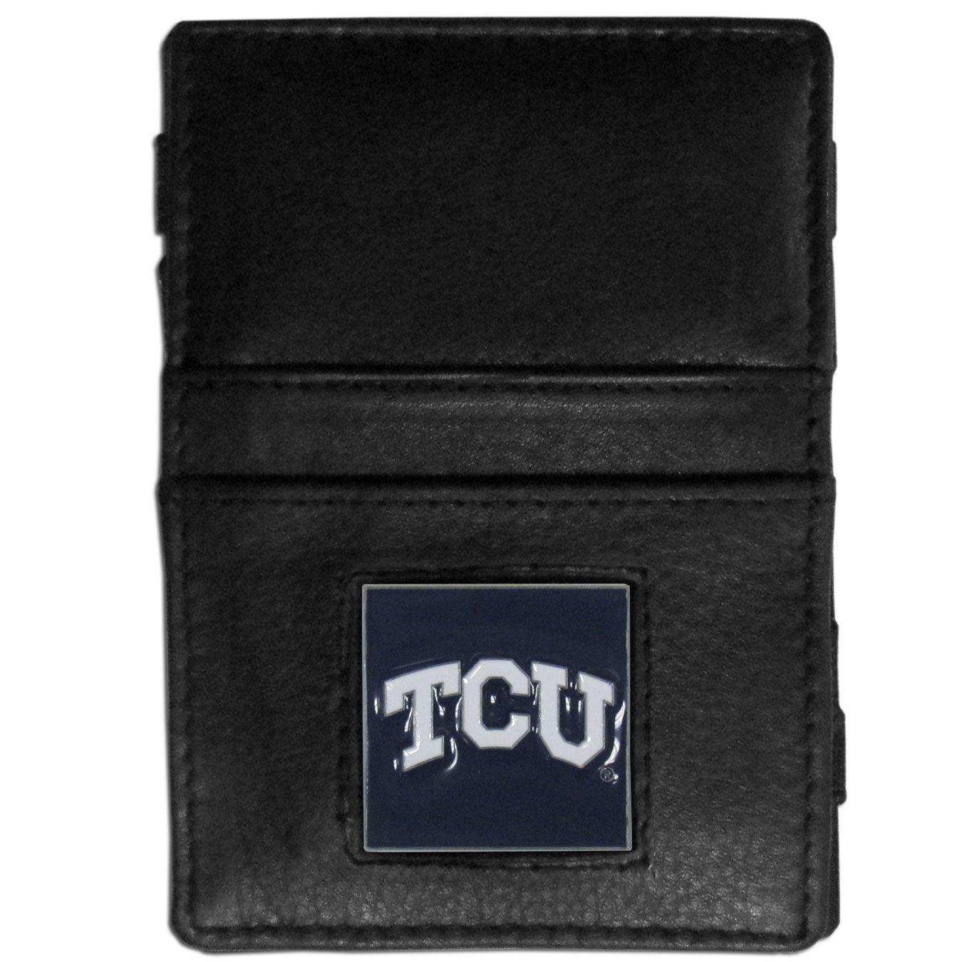 TCU Horned Frogs Leather Jacob's Ladder Wallet - Siskiyou Buckle - Flyclothing LLC