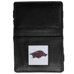 Arkansas Razorbacks Leather Jacob's Ladder Wallet - Siskiyou Buckle