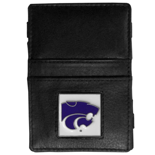 Kansas St. Wildcats Leather Jacob's Ladder Wallet - Siskiyou Buckle