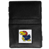 Kansas Jayhawks Leather Jacob's Ladder Wallet - Siskiyou Buckle