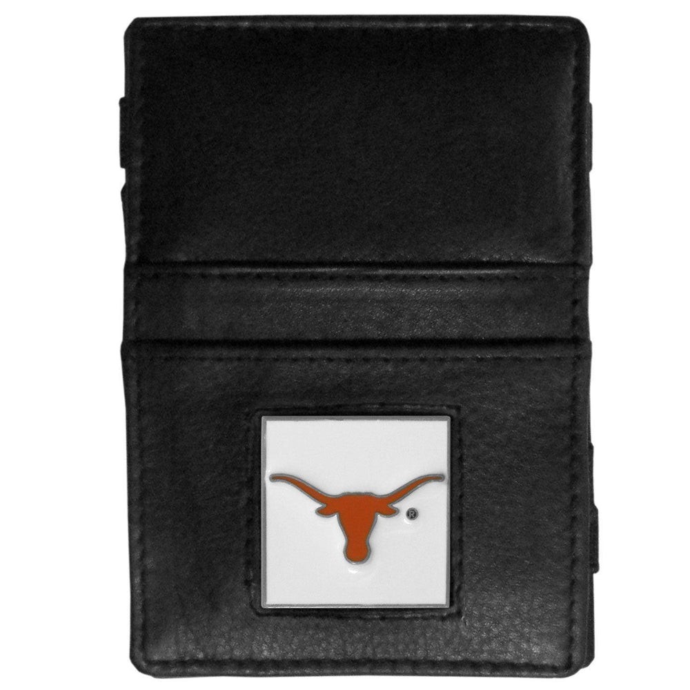 Texas Longhorns Leather Jacob's Ladder Wallet - Siskiyou Buckle