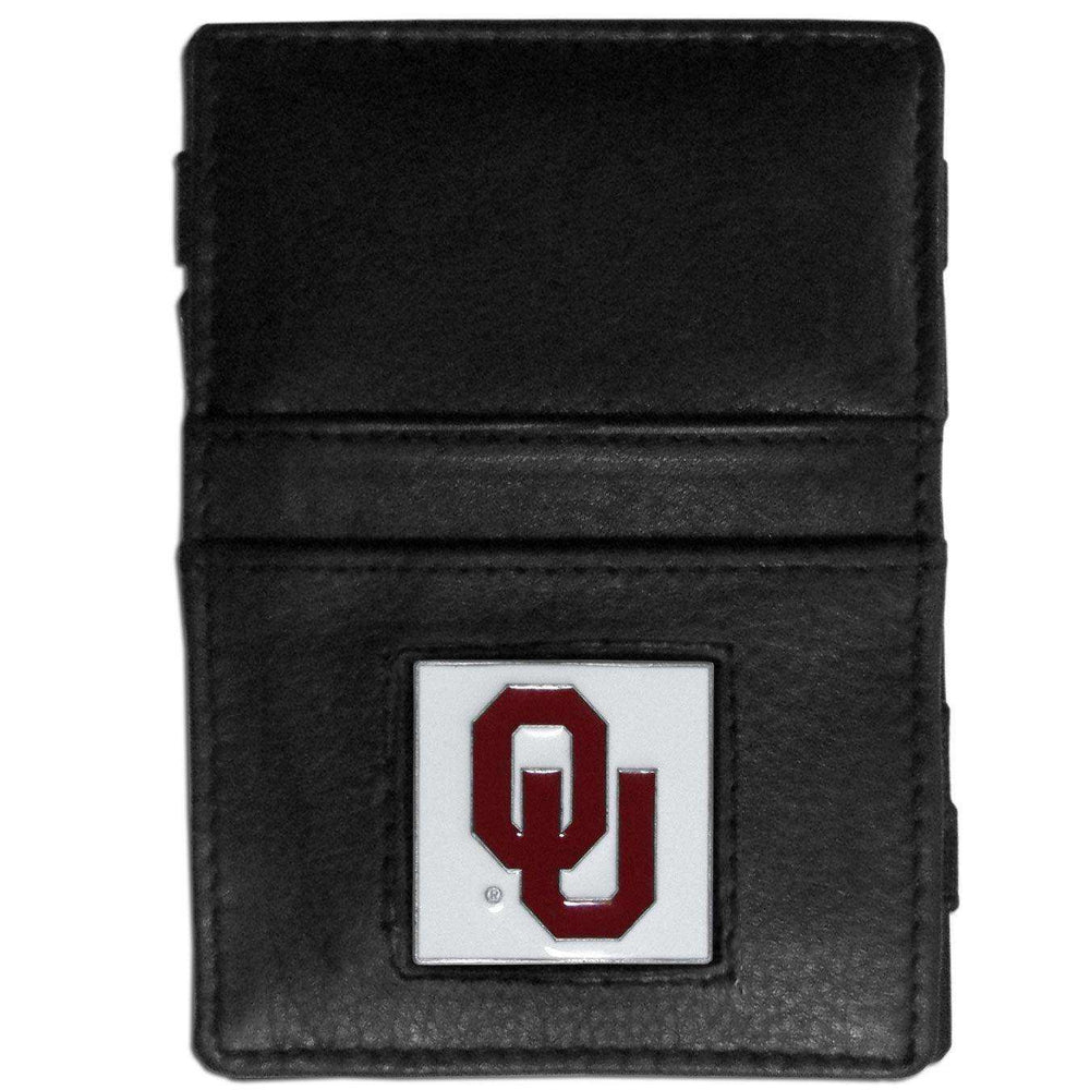 Oklahoma Sooners Leather Jacob's Ladder Wallet - Siskiyou Buckle