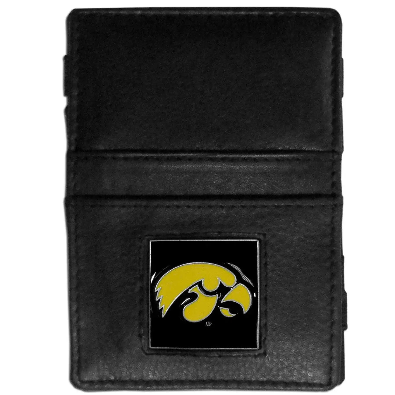 Iowa Hawkeyes Leather Jacob's Ladder Wallet - Siskiyou Buckle - Flyclothing LLC