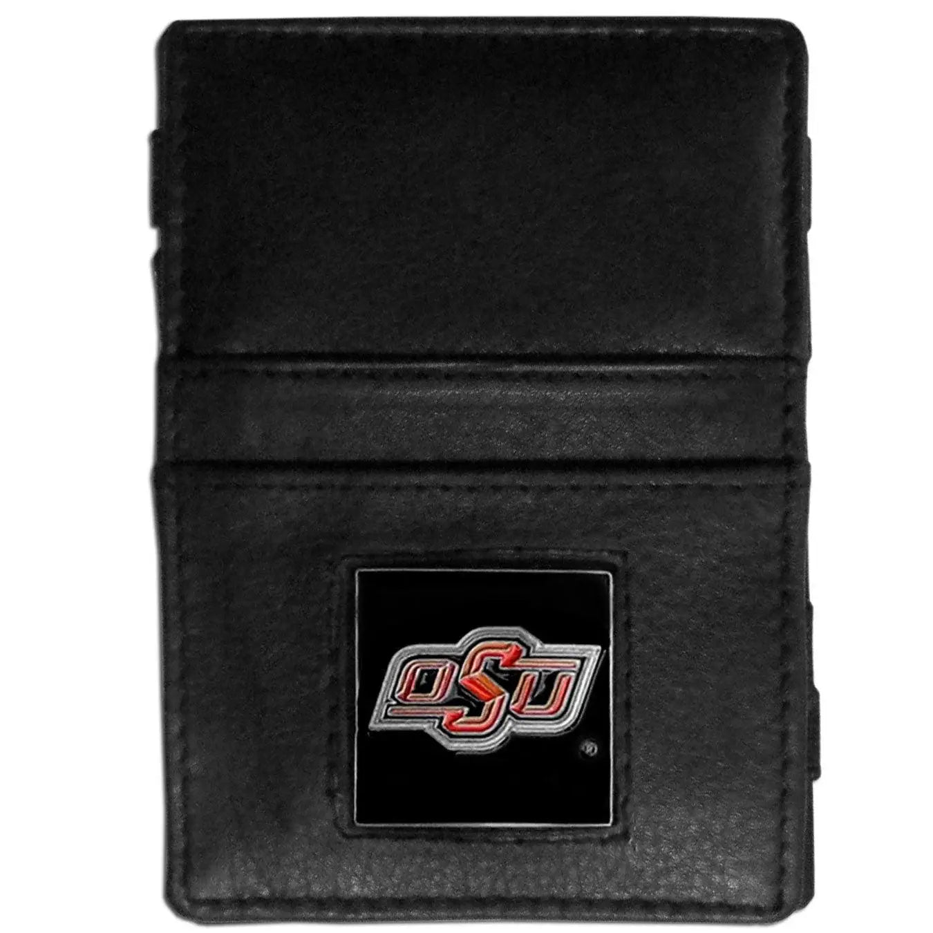 Oklahoma State Cowboys Leather Jacob's Ladder Wallet - Siskiyou Buckle - Flyclothing LLC