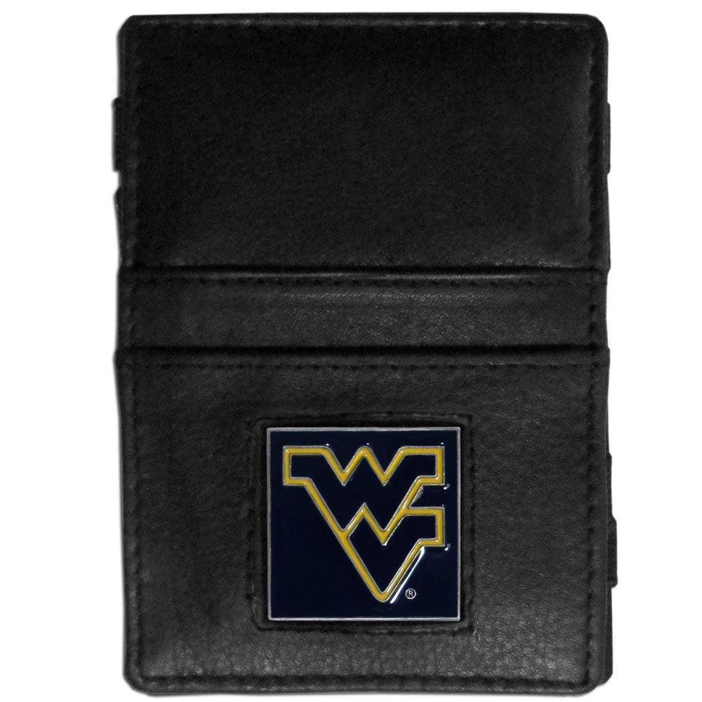 W. Virginia Mountaineers Leather Jacob's Ladder Wallet - Siskiyou Buckle