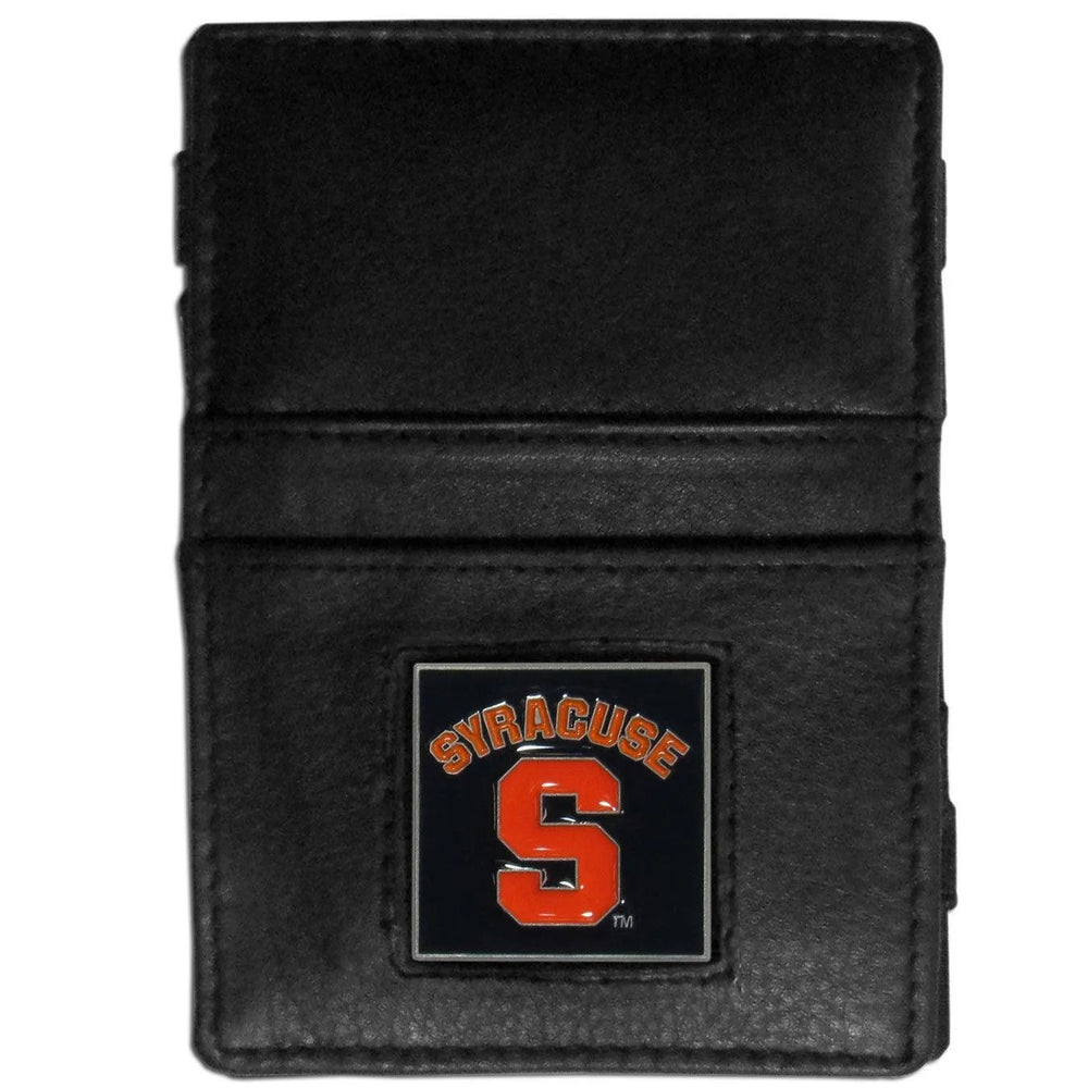 Syracuse Orange Leather Jacob's Ladder Wallet - Siskiyou Buckle