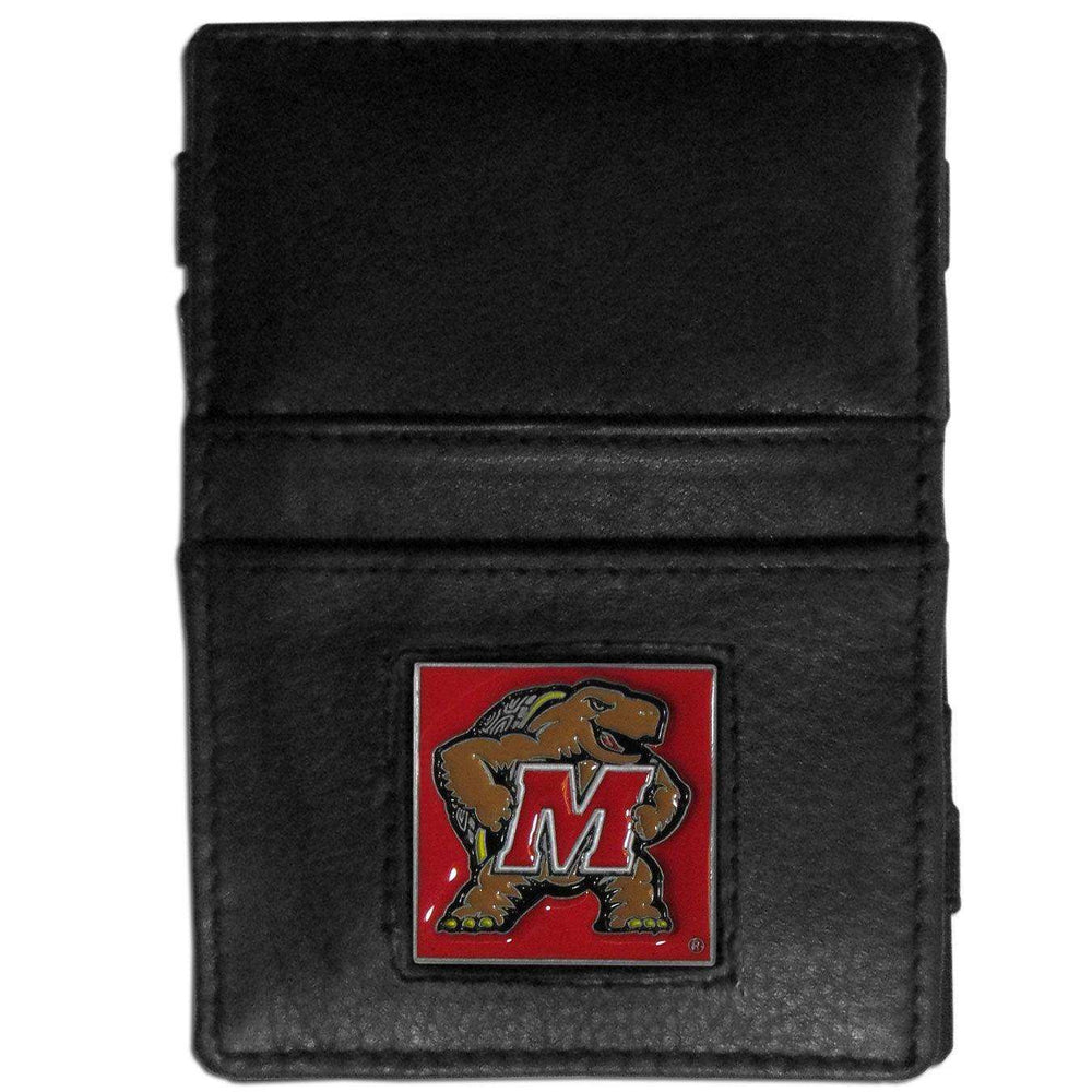 Maryland Terrapins Leather Jacob's Ladder Wallet - Siskiyou Buckle