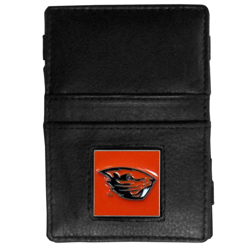 Oregon St. Beavers Leather Jacob's Ladder Wallet - Siskiyou Buckle