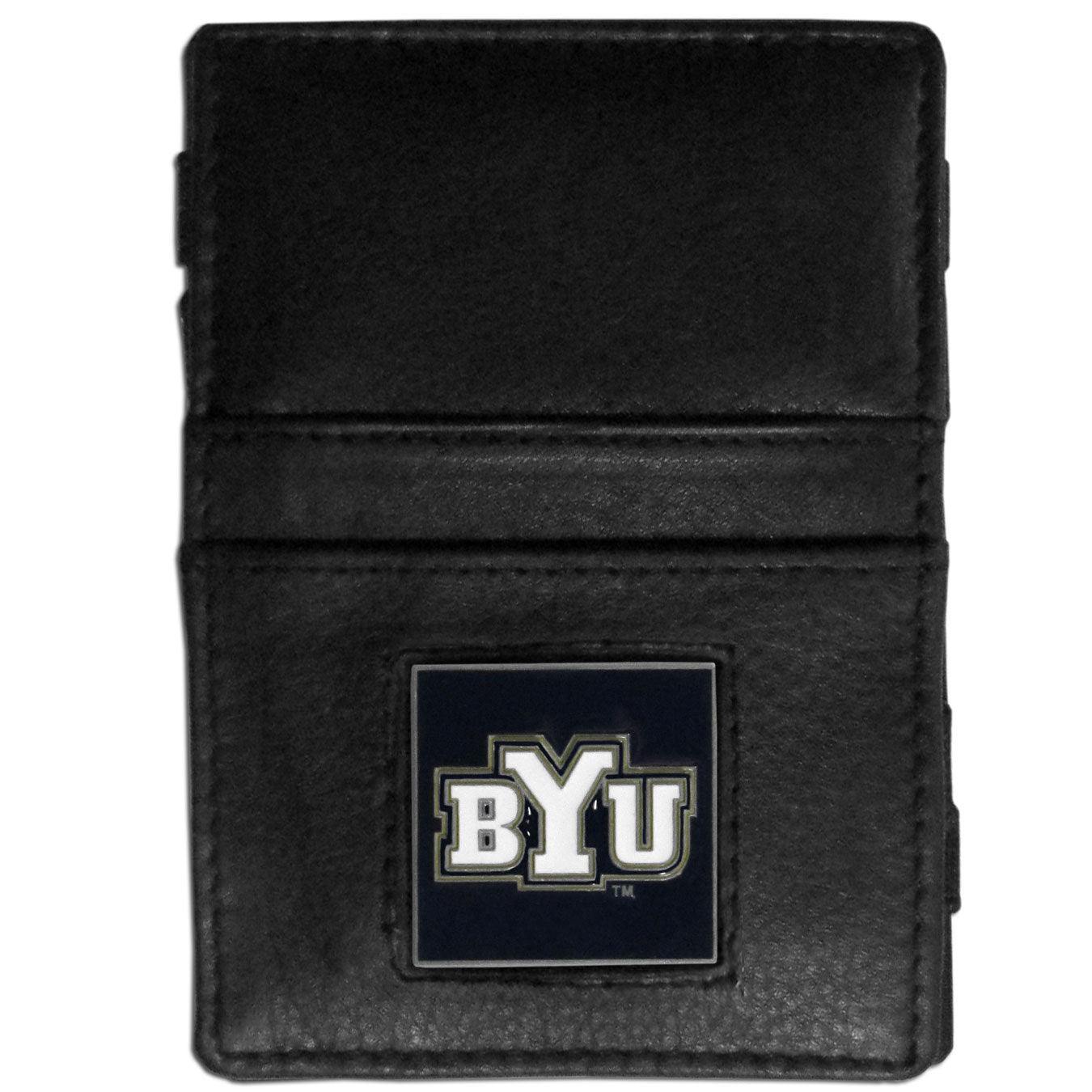BYU Cougars Leather Jacob's Ladder Wallet - Siskiyou Buckle