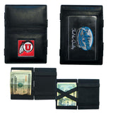 Utah Utes Leather Jacob's Ladder Wallet - Siskiyou Buckle