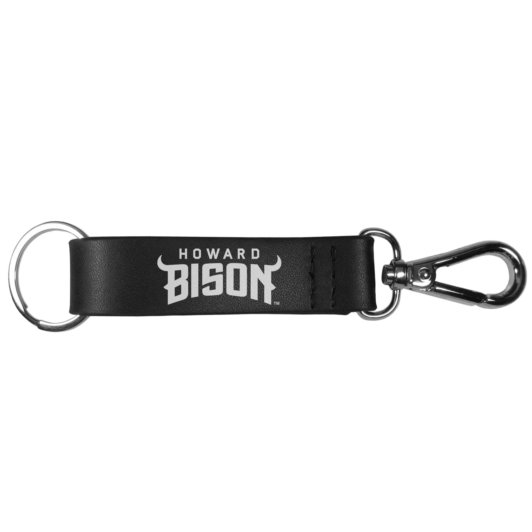Howard University Bison Black Strap Key Chain - Siskiyou Buckle - Flyclothing LLC