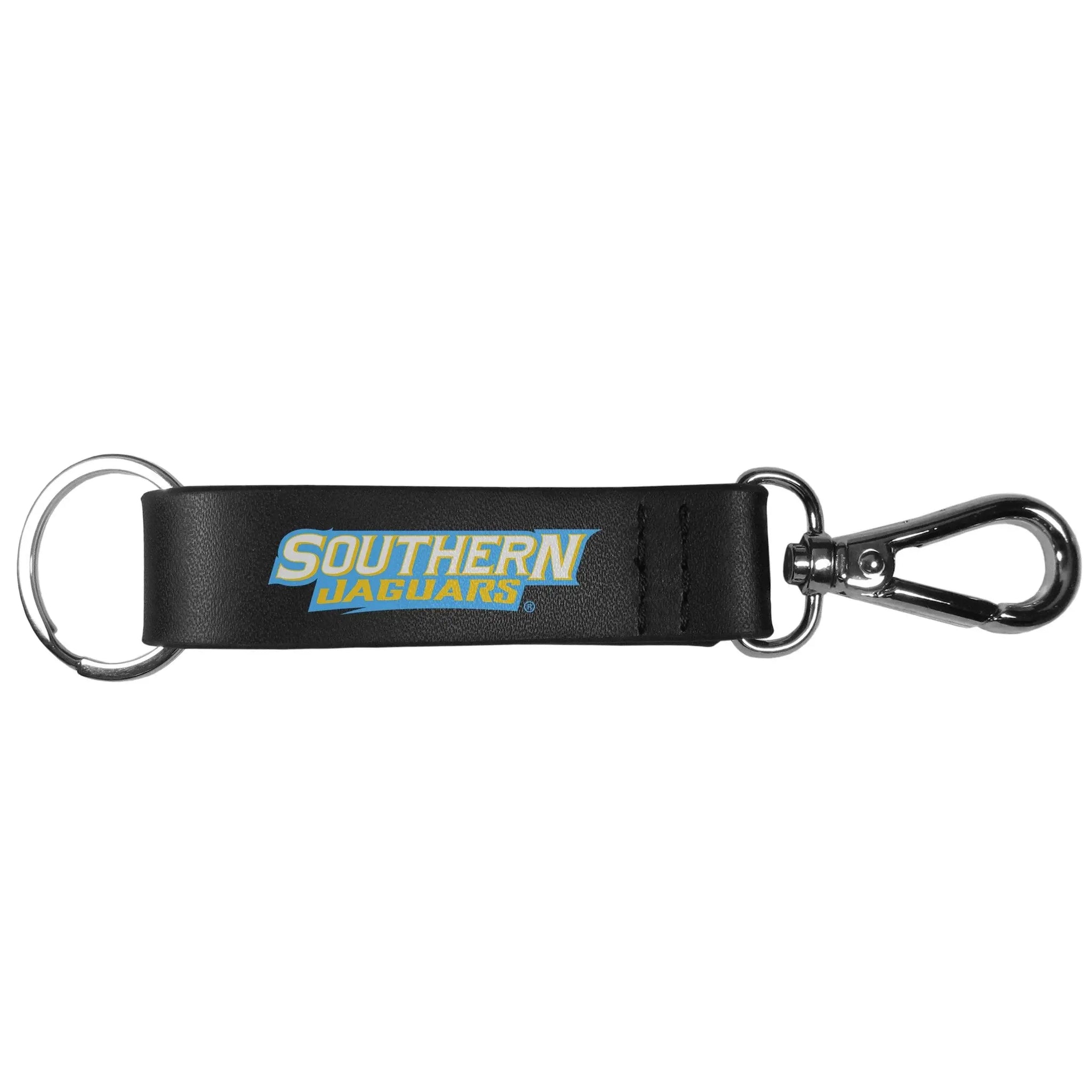Southern University Jaguars Black Strap Key Chain - Siskiyou Buckle - Flyclothing LLC