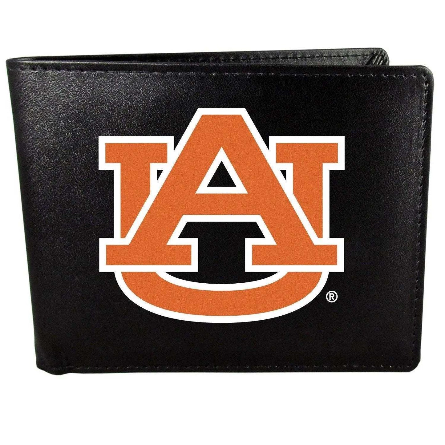 Auburn Tigers Leather Bi-fold Wallet, Large Logo - Siskiyou Buckle - Flyclothing LLC