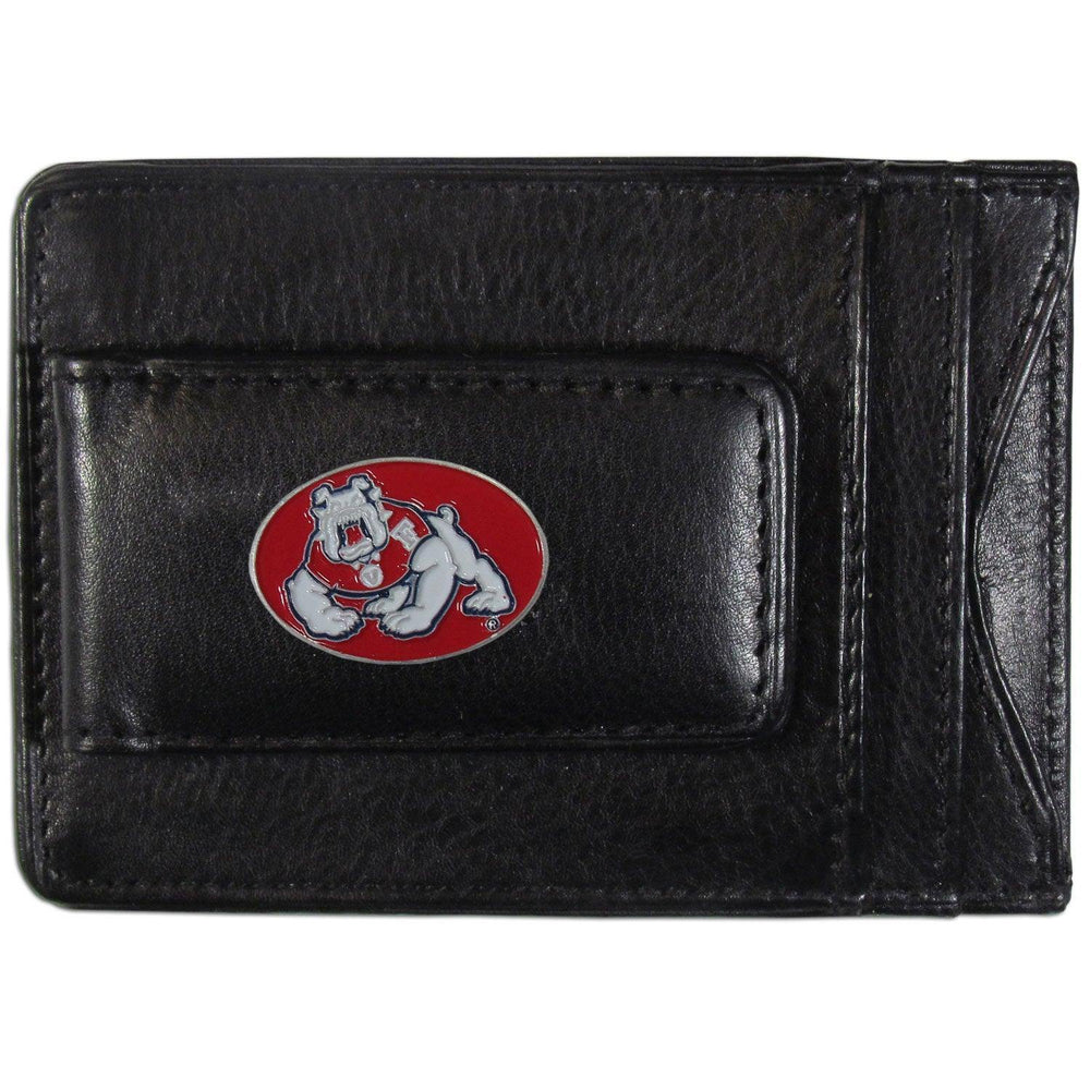 Fresno St. Bulldogs Leather Cash & Cardholder - Siskiyou Buckle