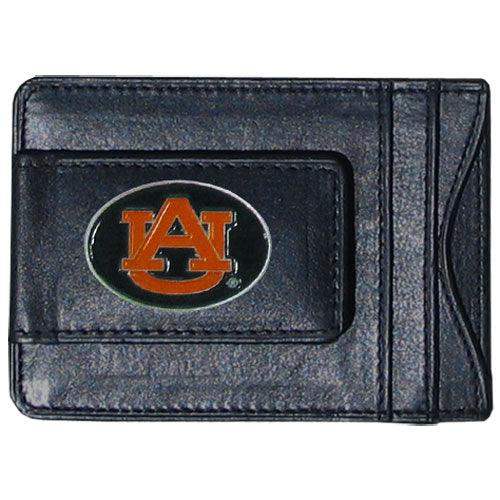 Auburn Tigers Leather Cash & Cardholder - Siskiyou Buckle - Flyclothing LLC
