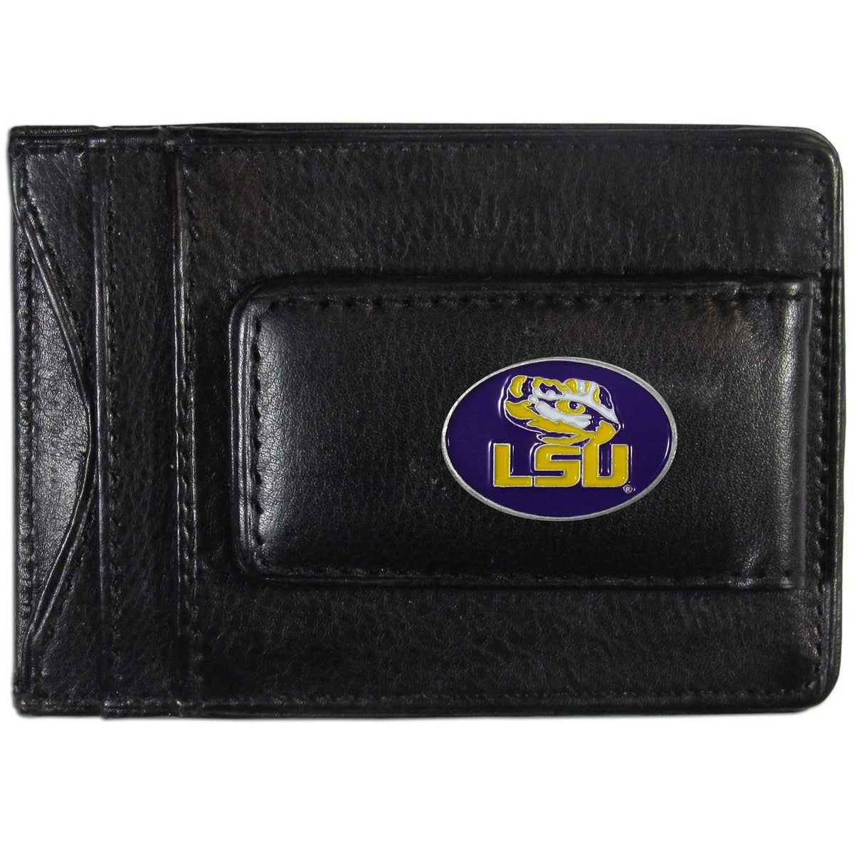 LSU Tigers Leather Cash & Cardholder - Flyclothing LLC
