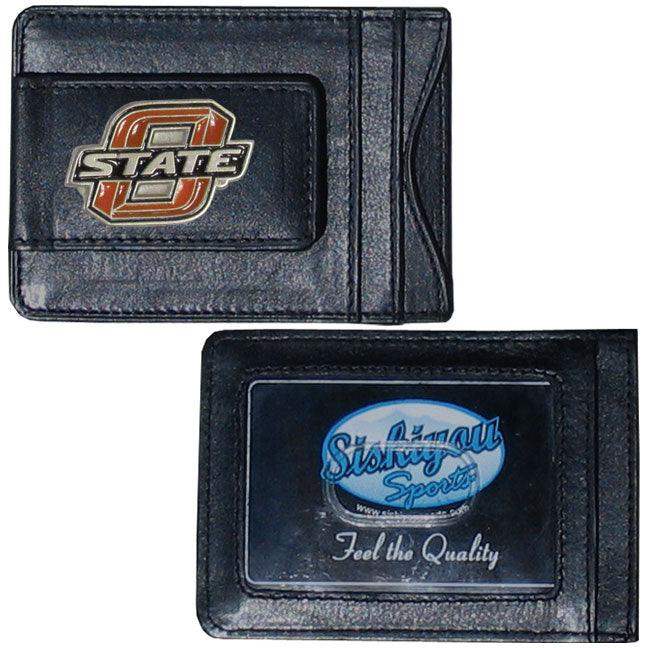 Oklahoma St. Leather Cash & Cardholder - Siskiyou Buckle - Flyclothing LLC