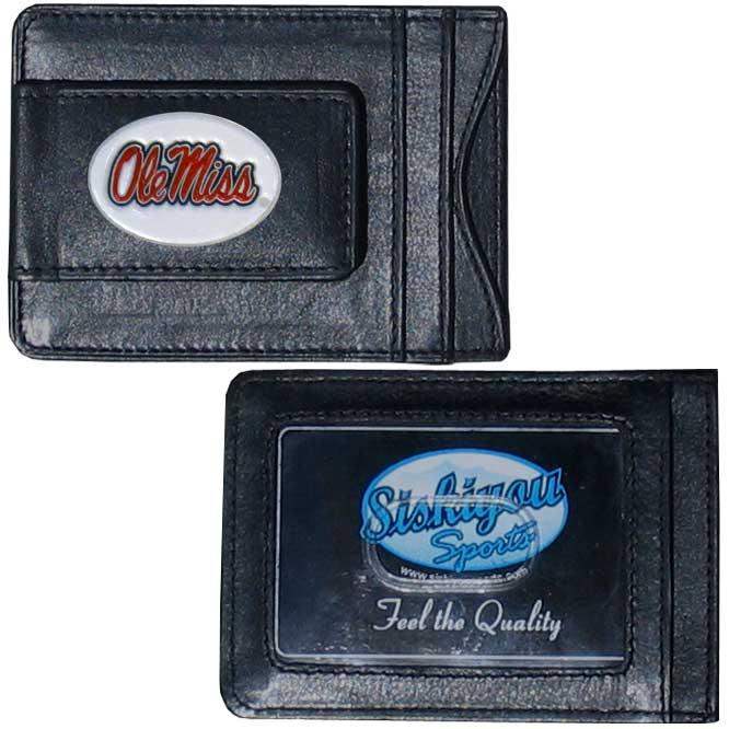 Mississippi Rebels Leather Cash & Cardholder - Siskiyou Buckle - Flyclothing LLC