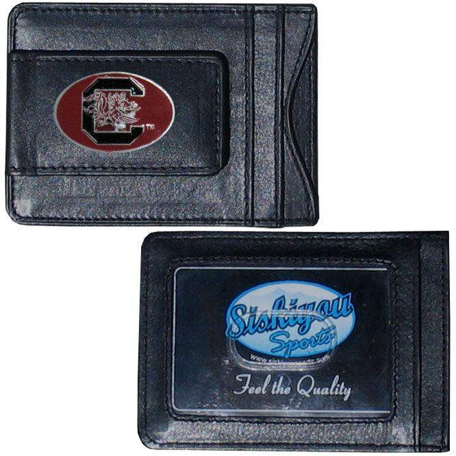 S. Carolina Gamecocks Leather Cash & Cardholder - Siskiyou Buckle - Flyclothing LLC