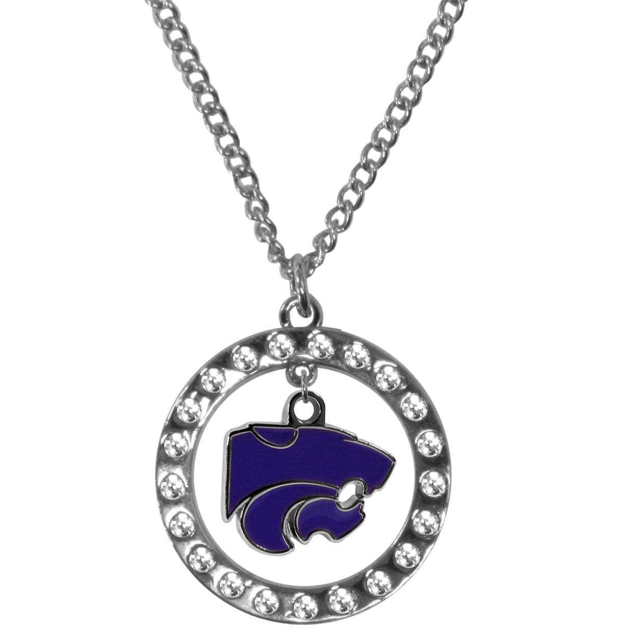 Kansas St. Wildcats Rhinestone Hoop Necklaces - Siskiyou Buckle
