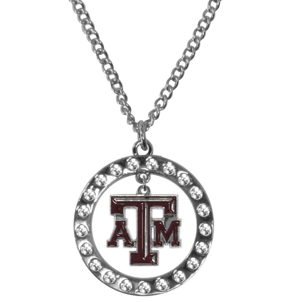Texas A & M Aggies Rhinestone Hoop Necklaces - Siskiyou Buckle - Flyclothing LLC