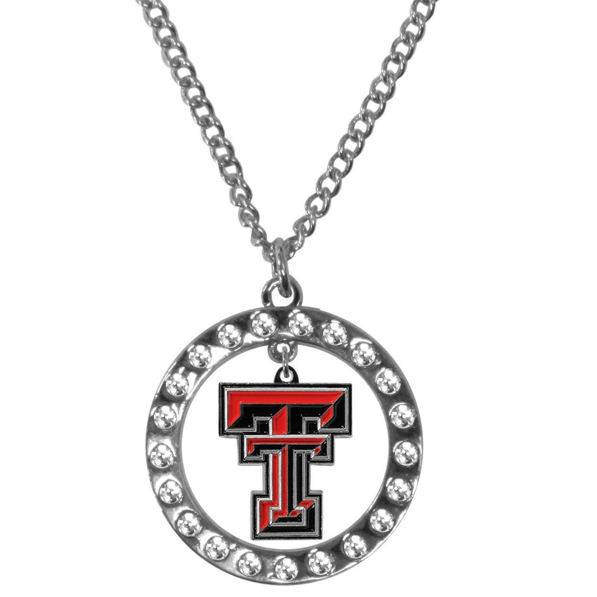 Texas Tech Raiders Rhinestone Hoop Necklaces - Flyclothing LLC