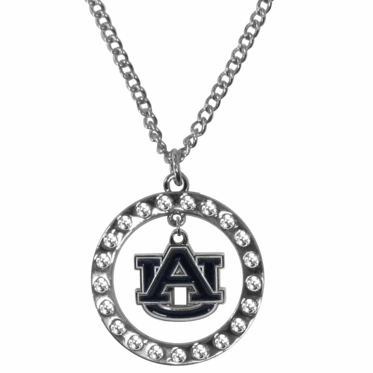 Auburn Tigers Rhinestone Hoop Necklaces - Flyclothing LLC