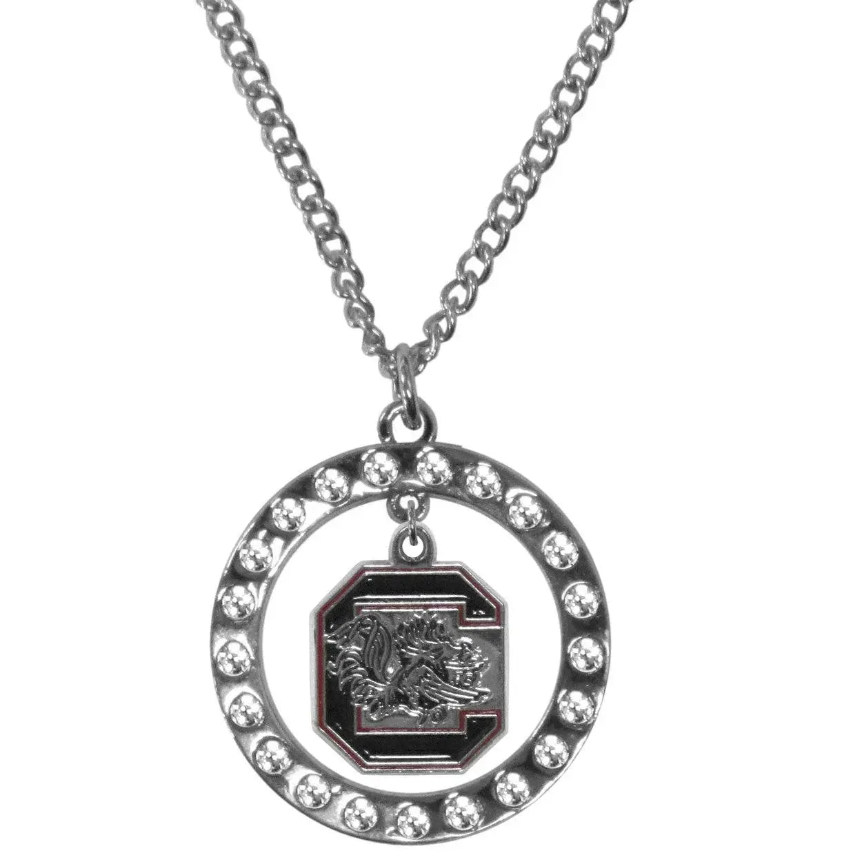 S. Carolina Gamecocks Rhinestone Hoop Necklaces - Siskiyou Buckle - Flyclothing LLC