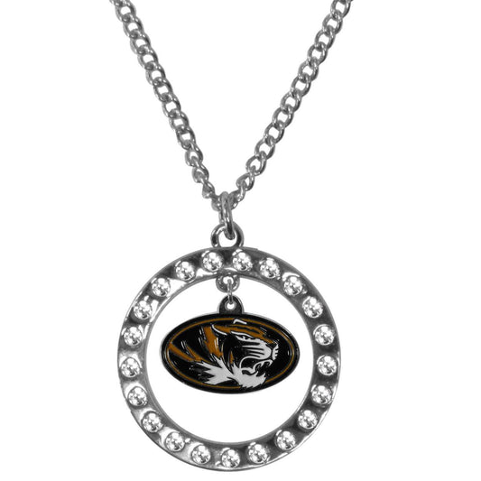Missouri Tigers Rhinestone Hoop Necklaces - Flyclothing LLC