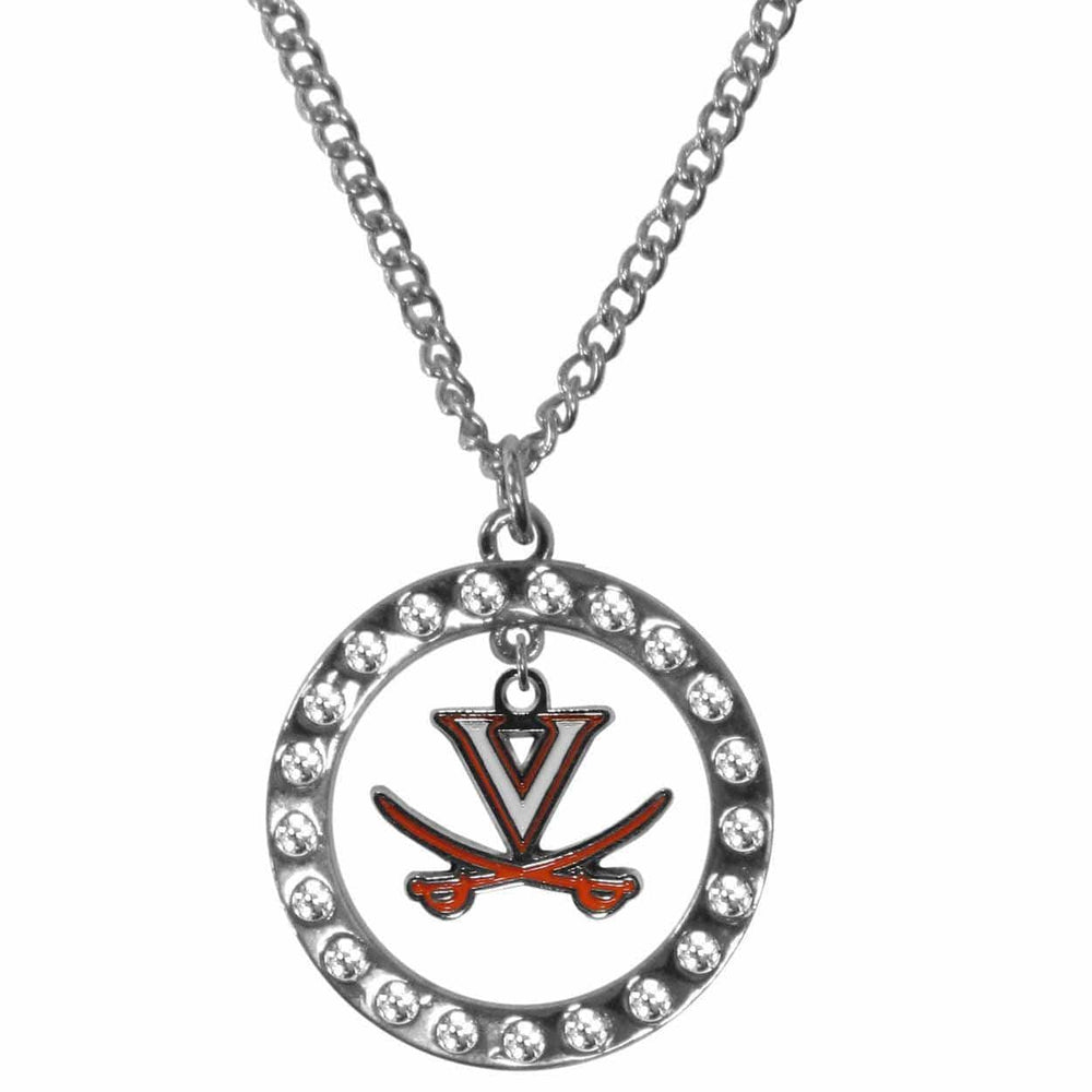 Virginia Cavaliers Rhinestone Hoop Necklaces - Siskiyou Buckle