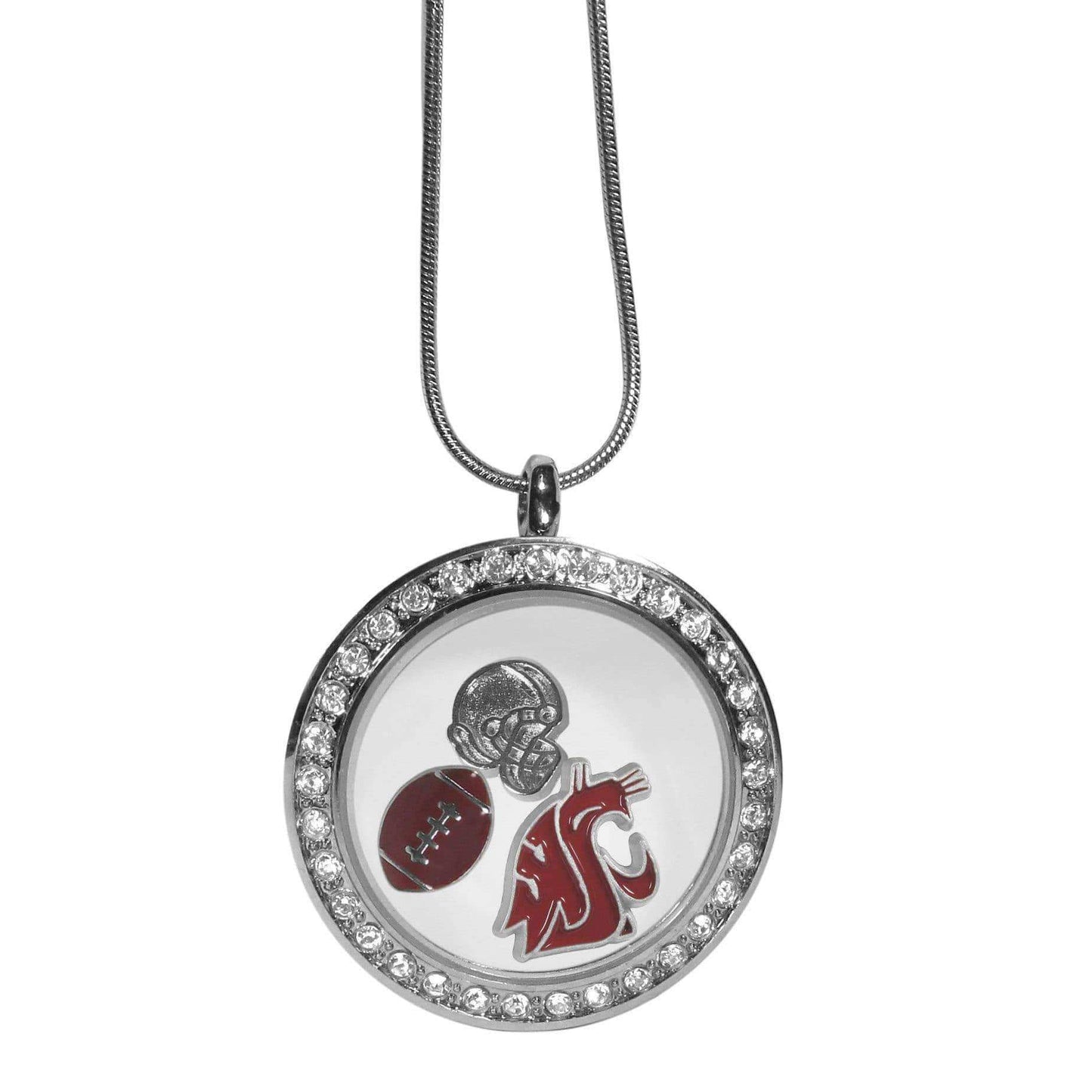 Washington St. Cougars Locket Necklace - Siskiyou Buckle - Flyclothing LLC
