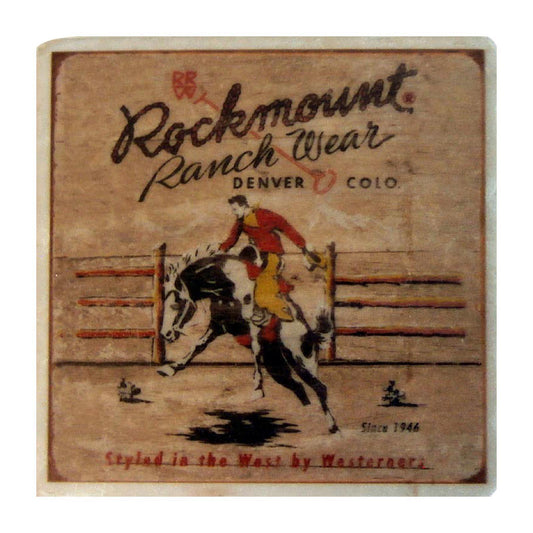 Rockmount Bronc Western Marble Coaster - Rockmount Clothing
