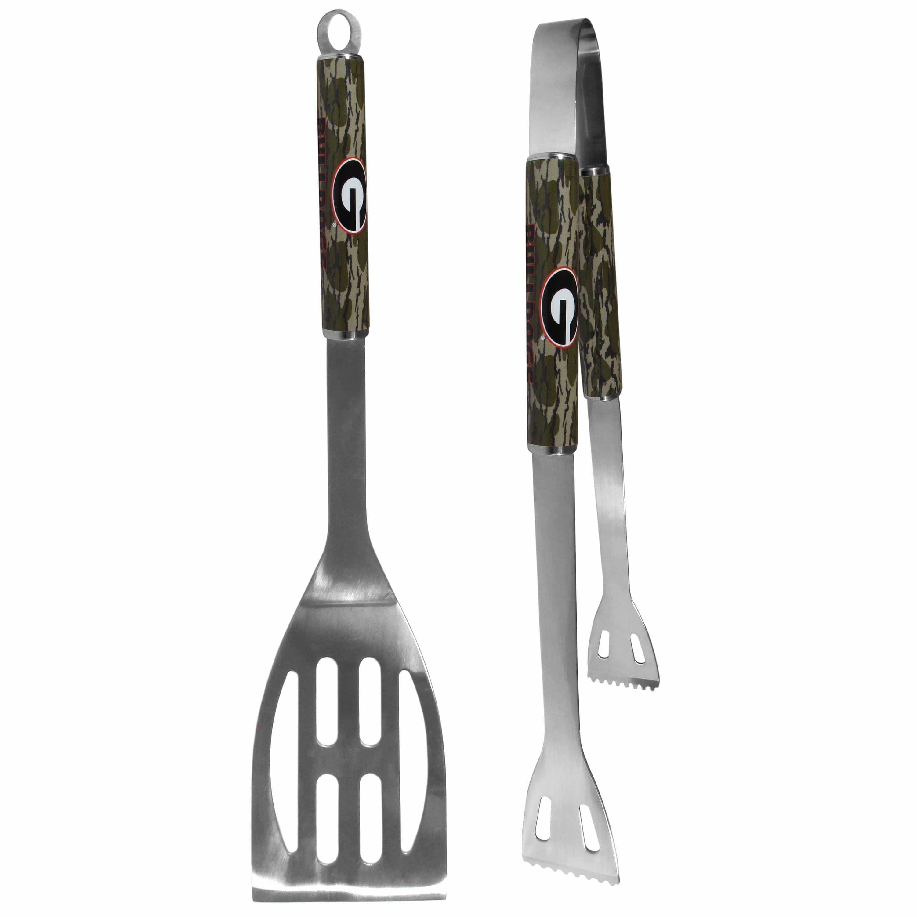 Georgia Bulldogs 2 pc BBQ Set w/Mossy Oak Camo - Siskiyou Buckle