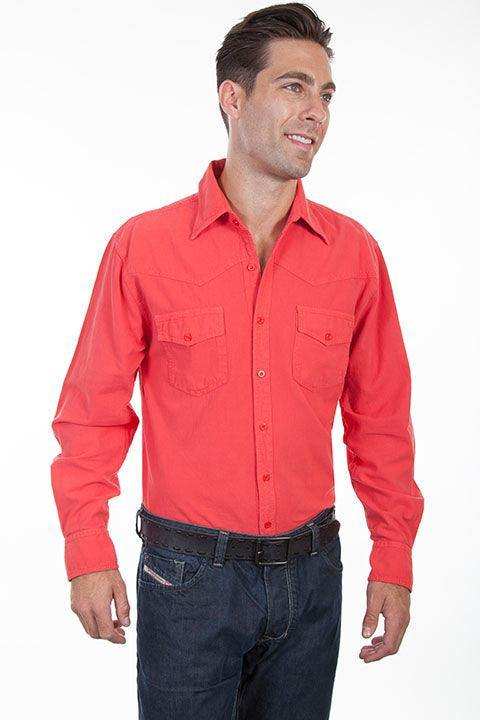 Scully CAYENNE MEN'S WESTERN YOKE/2 POCKET SHIRT - Scully Leather - Flyclothing LLC