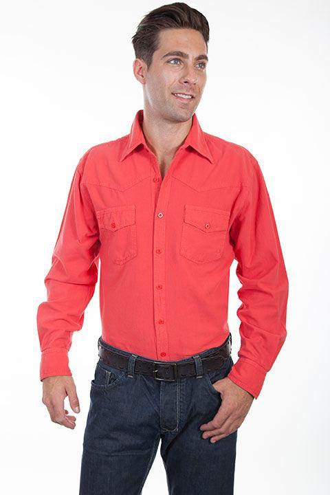 Scully CAYENNE MEN'S WESTERN YOKE/2 POCKET SHIRT - Scully Leather