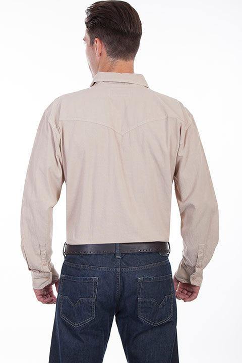 Scully SAND MEN'S WESTERN YOKE/2 POCKET SHIRT - Flyclothing LLC