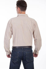 Scully SAND MEN'S WESTERN YOKE/2 POCKET SHIRT - Flyclothing LLC