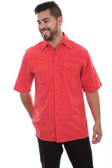 Scully CAYENNE S.S. MEN'S WESTERN YOKE/2 POCKET - Scully Leather - Flyclothing LLC