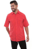 Scully CAYENNE S.S. MEN'S WESTERN YOKE/2 POCKET - Scully Leather
