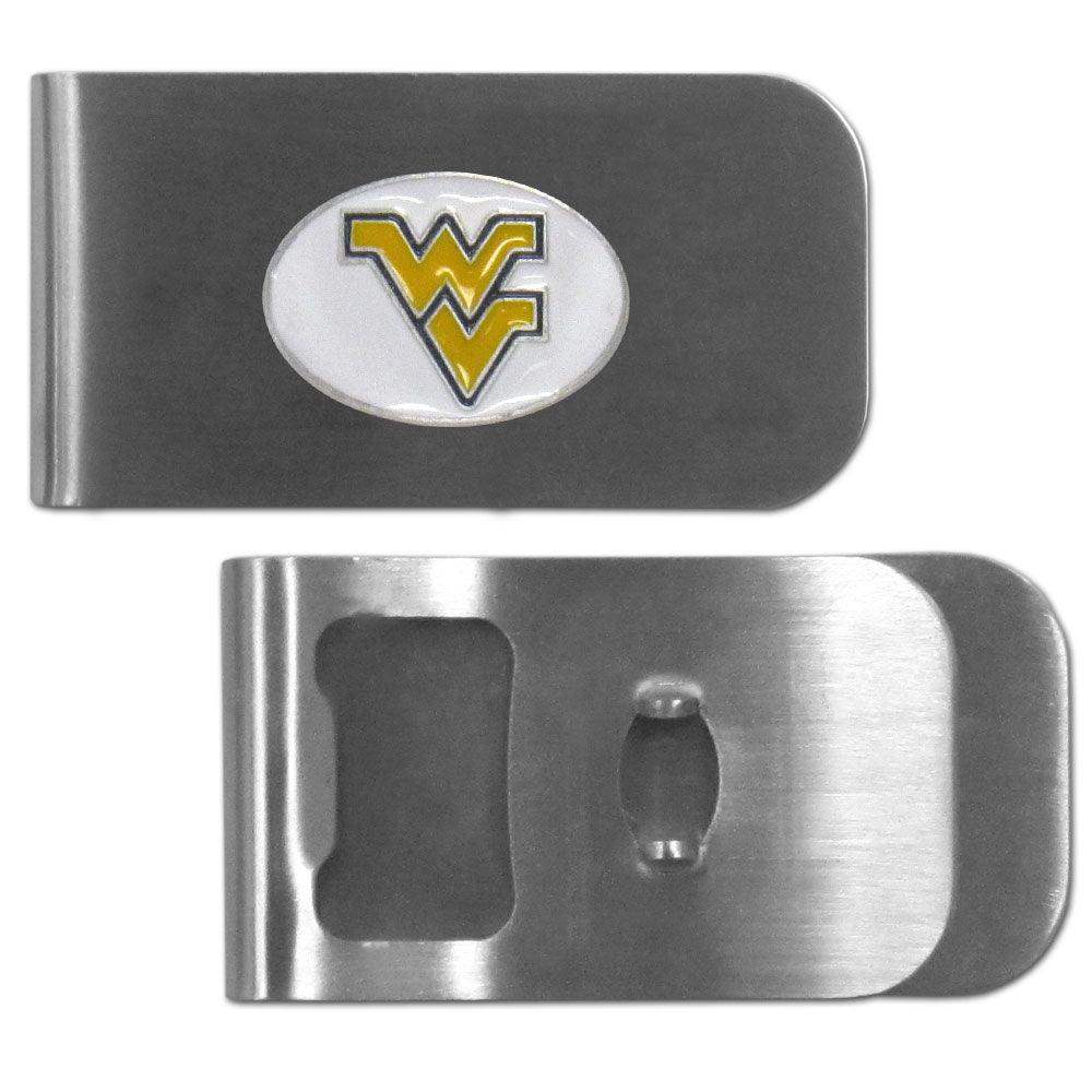W. Virginia Mountaineers Bottle Opener Money Clip - Siskiyou Buckle - Flyclothing LLC