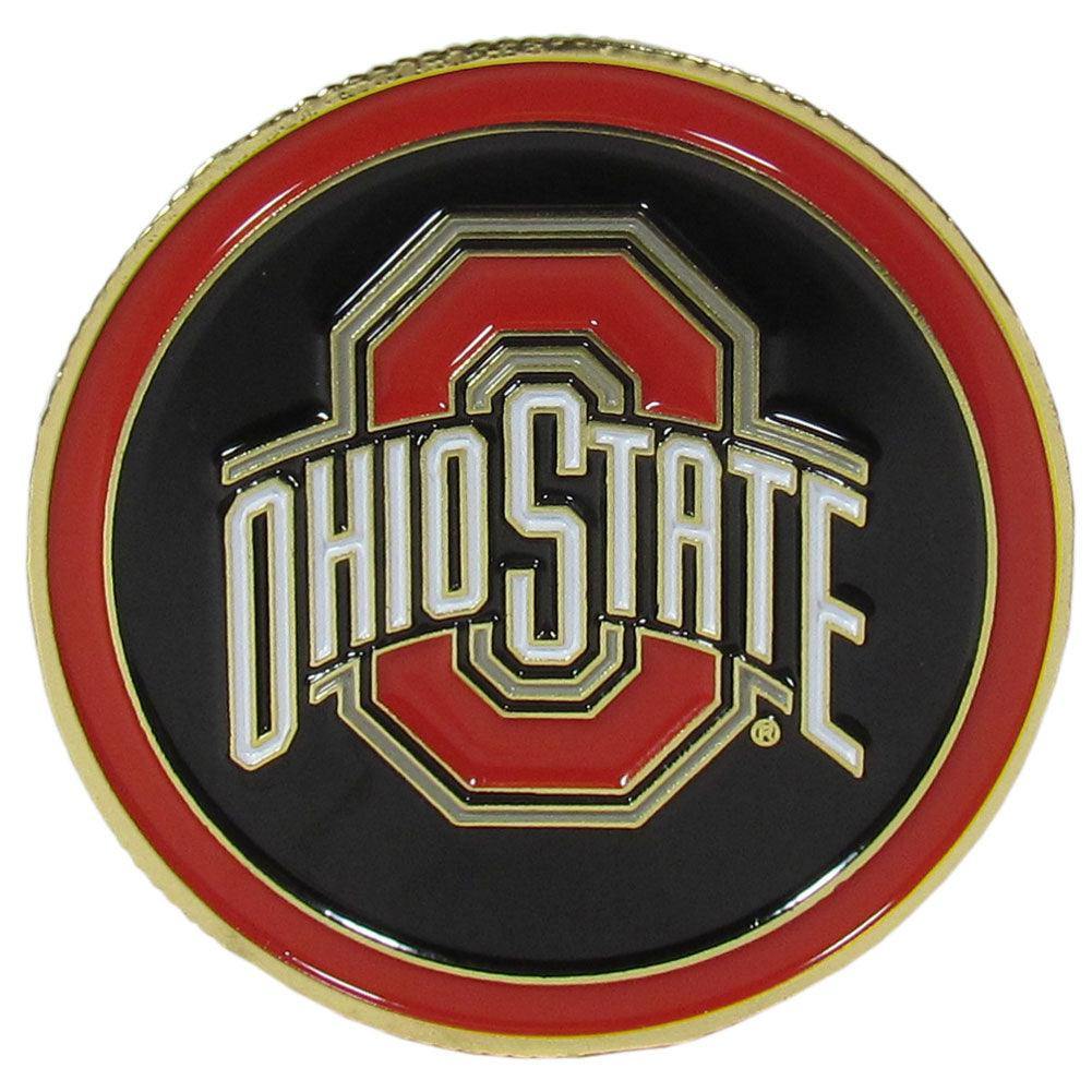 Ohio St. Buckeyes Golf Ball Marker, Logo - Siskiyou Buckle