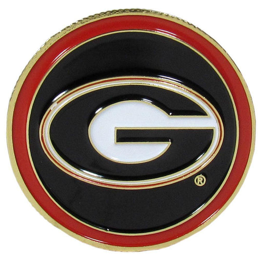 Georgia Bulldogs Golf Ball Marker, Logo - Siskiyou Buckle