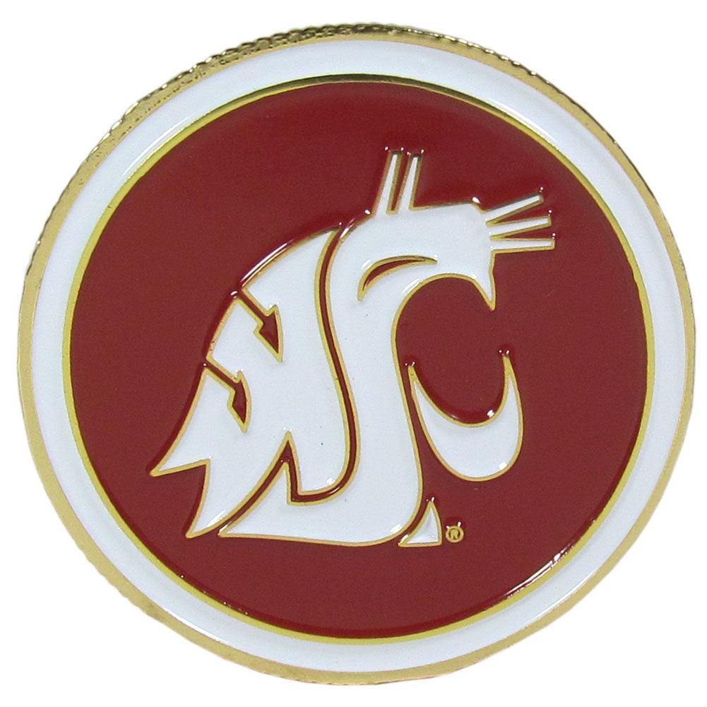 Washington St. Cougars Golf Ball Marker, Logo - Flyclothing LLC