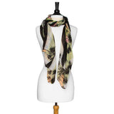 Green Bonnie Tropical Scarf - JGI - Flyclothing LLC