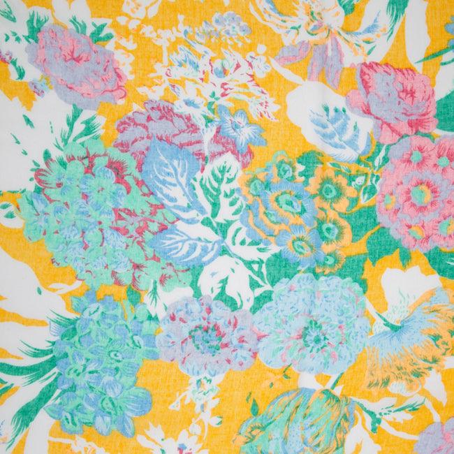 Wanda Multicolor Floral Print Infinity Scarf - Flyclothing LLC
