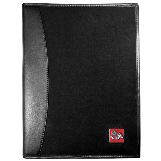 Fresno St. Bulldogs Leather and Canvas Padfolio - Flyclothing LLC