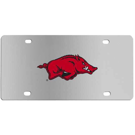 Arkansas Razorbacks Steel License Plate - Siskiyou Buckle