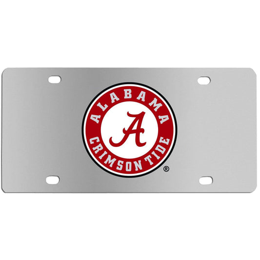 Alabama Crimson Tide Steel License Plate Wall Plaque - Siskiyou Buckle